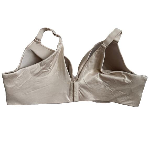 Cacique Cafe Beige Invisible Backsmoother Lightly Lined Full Coverage Bra 46C - Picture 3 of 7